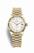 Réplique montre Rolex Datejust 31 jaune 18 ct 278278 m278278-0020