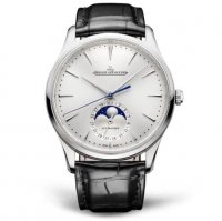 Copie de Jaeger-LeCoultre Master Ultra Thin Moon Acier inoxydable Argent Cadran 1368430