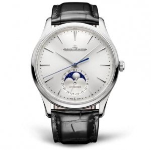 Copie de Jaeger-LeCoultre Master Ultra Thin Moon Acier inoxydable Argent Cadran 1368430