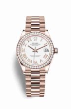 Réplique montre Rolex Datejust 31 Everose 278285RBR m278285rbr-0008