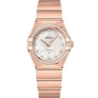 Omega Constellation Manhattan 28 Quartz Sedna Or Diamant Argent Meteorite 131.55.28.60.99.005