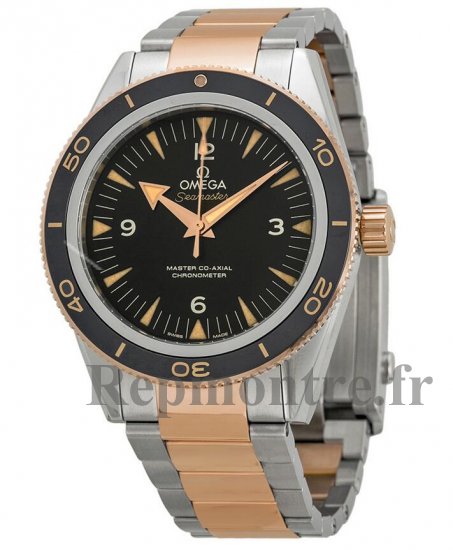 Réplique Omega Seamaster 300 Automatique Noir Cadran Inoxydable Acier et 18kt Rose Or 233.20.41.21.01.001 - Cliquez sur l'image pour la fermer