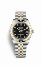 Réplique montre Rolex Datejust 31 Jaune Roles jaune 18 ct 178343 m178343-0031
