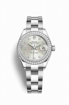 Réplique montre Rolex Datejust 28 Blanc Role en blanc 279384RBR m279384rbr-0022
