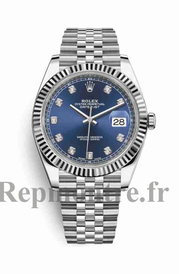 Réplique montre Rolex Datejust 41 blanc Roles blanc 126334 m126334-0016 - Cliquez sur l'image pour la fermer