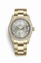 Réplique montre Rolex Day-Date 36 jaune 18 ct en semble de cosses 118388 m118388-0065