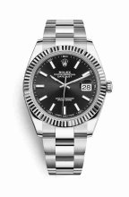 Réplique montre Rolex Datejust 41 blanc Roles 126334 A453109T/C921/154A