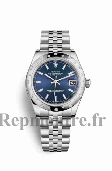 Réplique montre Rolex Datejust 31 Blanc Roles blanc 178344 Cadran m178344-0046 - Cliquez sur l'image pour la fermer