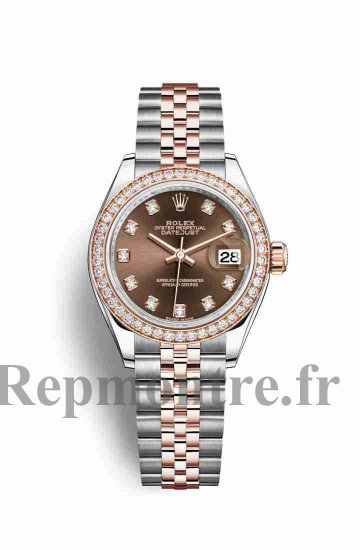 Réplique montre Rolex Datejust 28 Everose Roles 18 ct Everose 279381RBR m279381rbr-0011 - Cliquez sur l'image pour la fermer