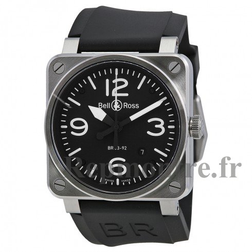 Réplique Bell & Ross Aviation BR 03-92 Acier hommes Automatique Montre - Cliquez sur l'image pour la fermer