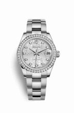 Réplique montre Rolex Datejust 31 blanc Roles blanc 178384 m178384-0015