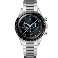 Omega Speedmaster premiere Omega dans l'espace Master Chronometer bracelet en acier inoxydable bleu-gris 310.30.40.50.06.001