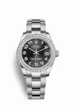 Réplique montre Rolex Datejust 31 Blanc Roles blanc 178384 m178384-0053