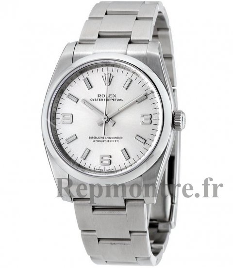 Réplique Rolex Oyster Perpetual 34 Argent Cadran Inoxydable Acier Oyster 114200SASO - Cliquez sur l'image pour la fermer