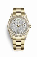 Réplique montre Rolex Day-Date 36 jaune 18 ct en semble de cosses 118388 m118388-0127