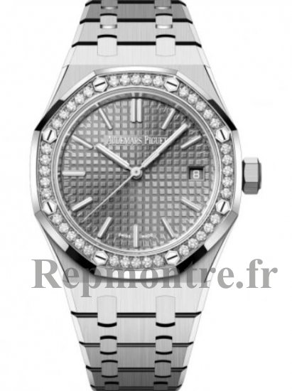 Replique Audemars Piguet Royal Oak Automatique Acier inoxydable 37mm Gris Cadran Diamants 15551ST.ZZ.1356ST.03 - Cliquez sur l'image pour la fermer