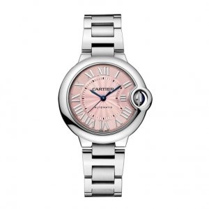 Replique Cartier Ballon Bleu automatique Pink Dial Unisex WSBB0046