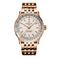 Breitling Navitimer Automatique 41 mm Replique de montre pour homme Argent Or rose 18 carats R17329F41G1R1