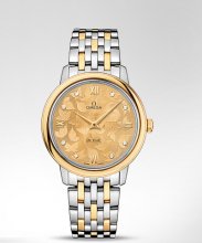 Réplique Omega De Ville Prestige Butterfly Quarz 32.7mm Montre 424.20.33.60.58.001
