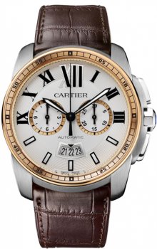Réplique Cartier Calibre de Cartier Chronographe Montre Homme W7100043