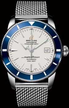 Réplique Breitling SuperOcean Heritage 42 Cadran Blanc Acier Hommes Montre A1732116/G717