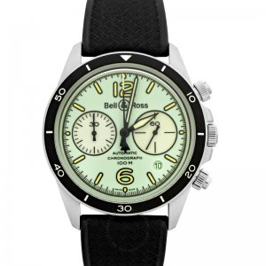 Replique Bell & Ross Vintage BR V2-94 Full Lum Men's montre BRV294-LUM-ST/SRB