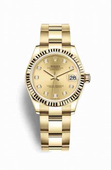 Réplique montre Rolex Datejust 31 jaune 278278 m278278-0016
