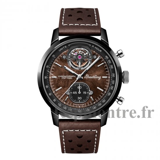 Breitling Top Time B21 Chevrolet Corvette Tourbillon 42 mm Copie montre homme Marron SB21252A1Q1X1 - Cliquez sur l'image pour la fermer