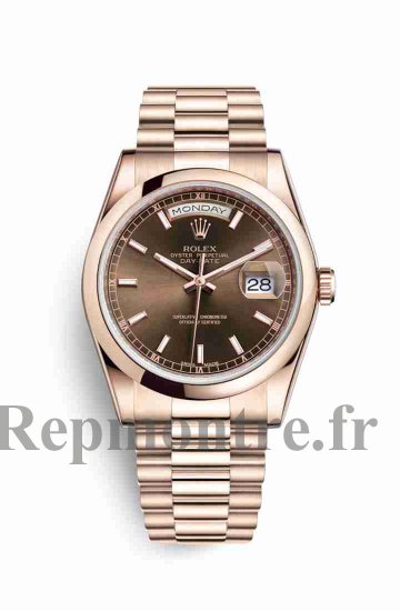 Réplique montre Rolex Day-Date 36 Everose 118205 m118205f-0142 - Cliquez sur l'image pour la fermer