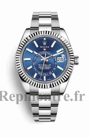 Repique de montre Rolex Sky-Dweller Blanc Reseur 326934 Cadran m326934-0003 - Cliquez sur l'image pour la fermer