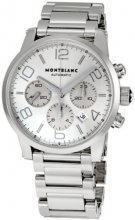 Montblanc TimeWalker Chronographe XXL Acier inoxydable Plata Dial 09669