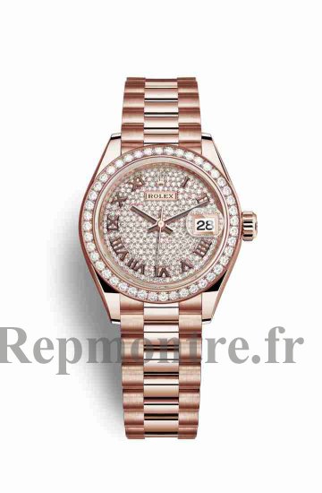 Réplique montre Rolex Datejust 28 Everose 279135RBR cadran de m279135rbr-0021 - Cliquez sur l'image pour la fermer