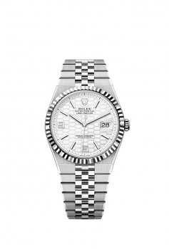 Rolex Land-Dweller 36 Acier Oyster - Or blanc Platine Jubilee 127334-0001