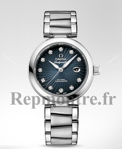 Réplique Omega DeVille Damesmatic Gris diamants Dial Montre 425.30.34.20.56.001 - Cliquez sur l'image pour la fermer