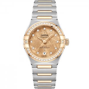 Omega Constellation Manhattan 29 Co-Axial Master Chronometer Acier inoxydable Or jaune Diamant Mo 131.25.29.20.99.002