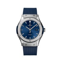 Replique Hublot Classic Fusion Titanium Blue Rubber 542.NX.7170.RX