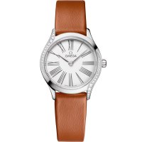 Omega Mini Tresor Quartz 26 Acier Inoxydable Diamant Blanc email 428.17.26.60.04.004