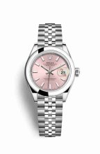 Réplique montre Rolex Datejust 28 279160 cadran rose m279160-0001