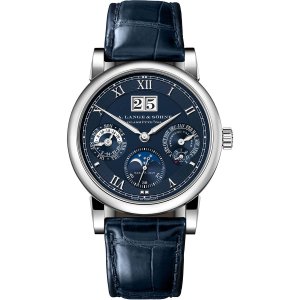 Replique A. Lange & Sohne Langematik Perpetual White gold with Cadran bleu 310.028