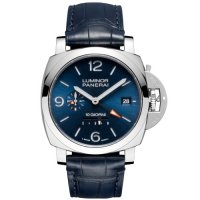 Panerai Luminor Dieci Giorni GMT Acier inoxydable Bleu PAM01482