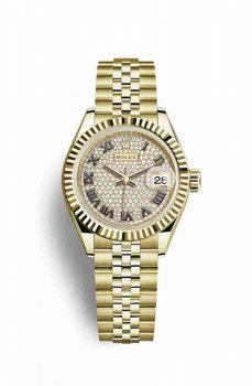 Réplique montre Rolex Datejust 28 jaune 18 ct 279178 Cadran de m279178-0032