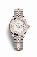 Réplique montre Rolex Datejust 28 Everose Roles 18 ct Everose 279161 m279161-0021