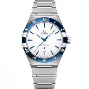 Omega Constellation Master Chronometer 41mm 131.30.41.21.04.001 Acier inoxydable Ceramique Blanc