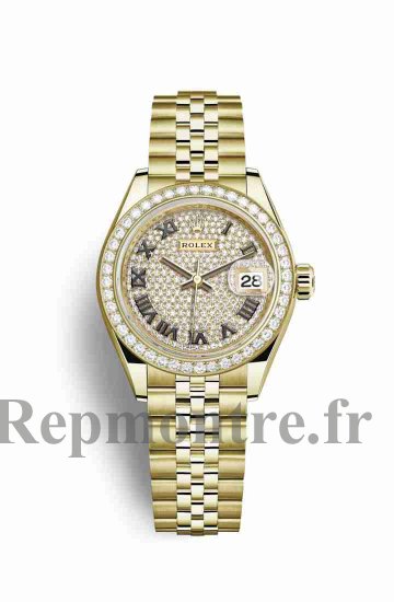 Réplique montre Rolex Datejust 28 jaune 18 ct 279138RBR Cadran de m279138rbr-0030 - Cliquez sur l'image pour la fermer