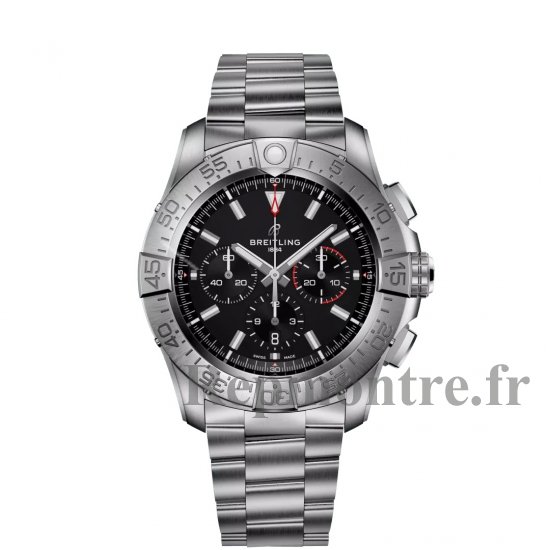 Breitling Super Avenger B01 Chronographe 46 Bracelet Titane Noir EB0148101B1E1 - Cliquez sur l'image pour la fermer
