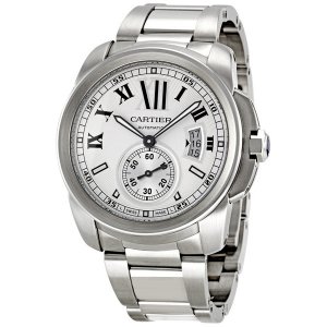 Réplique Cartier Calibre de Cartier 42mm Inoxydable Acier Montre Homme W7100015