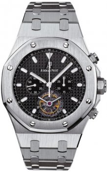 Réplique Audemars Piguet Royal Oak Tourbillon Chronographe montre 25977ST.OO.1205ST.02