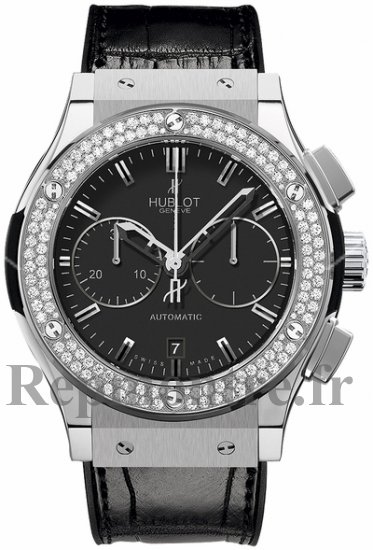 Hublot Classic Fusion Chrono TITANIUM diamant 45mm Réplique Montre 521.NX.1170.LR.1104 - Cliquez sur l'image pour la fermer