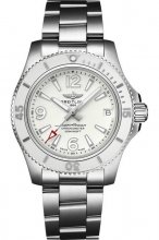 qualite superieure Réplique Breitling Superocean Automatique 36 Acier - Blanc A17316D21A1S1