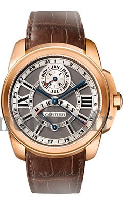 Réplique Cartier Calibre de Cartier Perpetual Calendrier W7100029 - Cliquez sur l'image pour la fermer